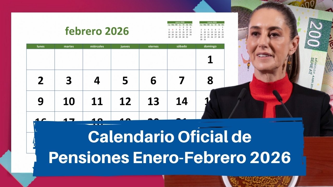 Calendario Oficial de Pensiones Enero-Febrero 2026: Fechas clave y cómo recibir tu pago
