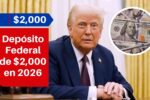 Depósito Federal de $2000 en 2026: ¿Quiénes califican para el pago?
